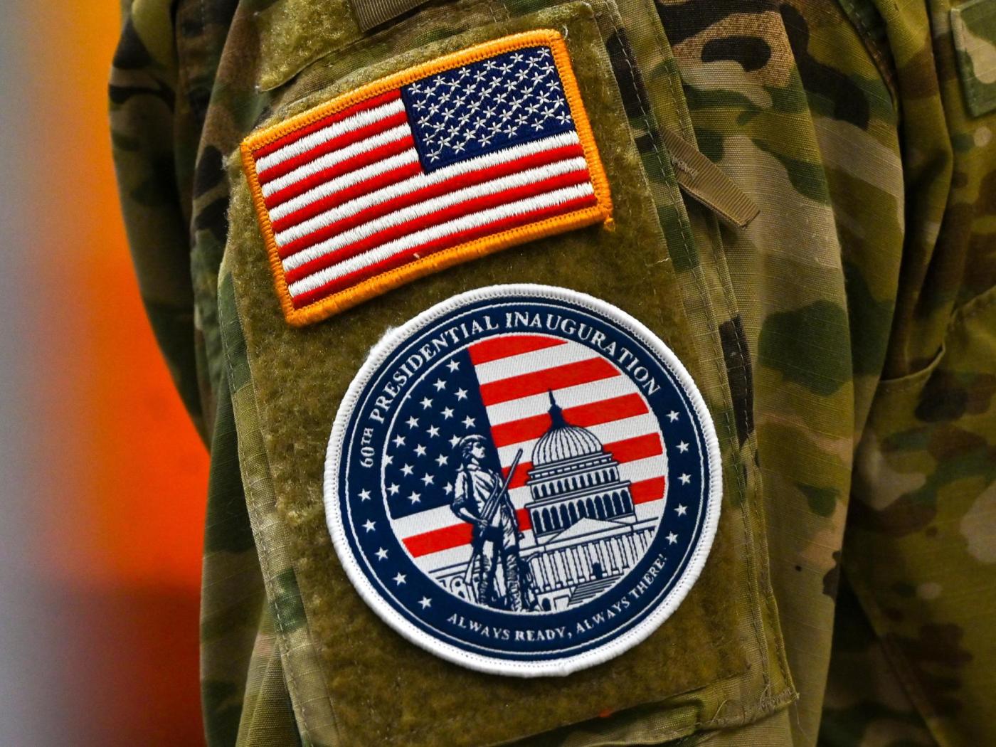 Guard troops will wear a special patch at Trump’s inauguration to make it clear they aren’t police