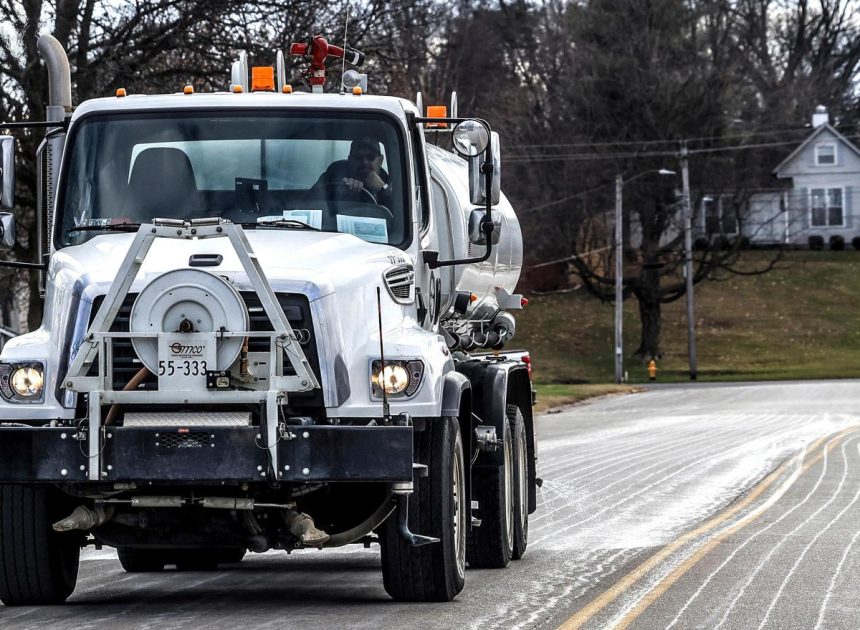 Drivers skid and crash as wintry mix grips central US before moving east