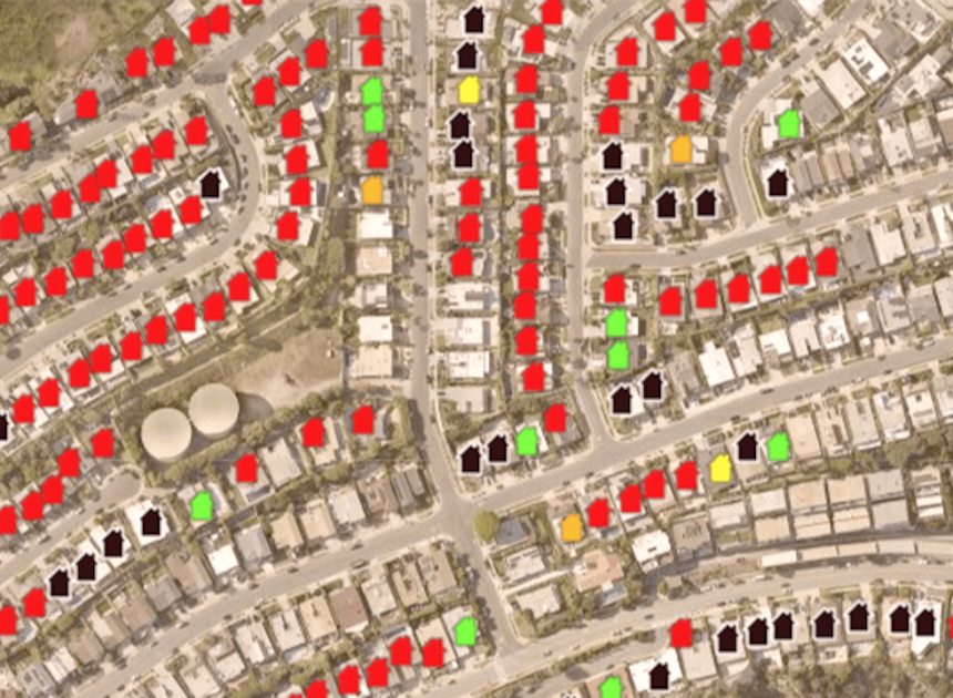 Searchable map: Houses destroyed in Los Angeles’ Palisades fire