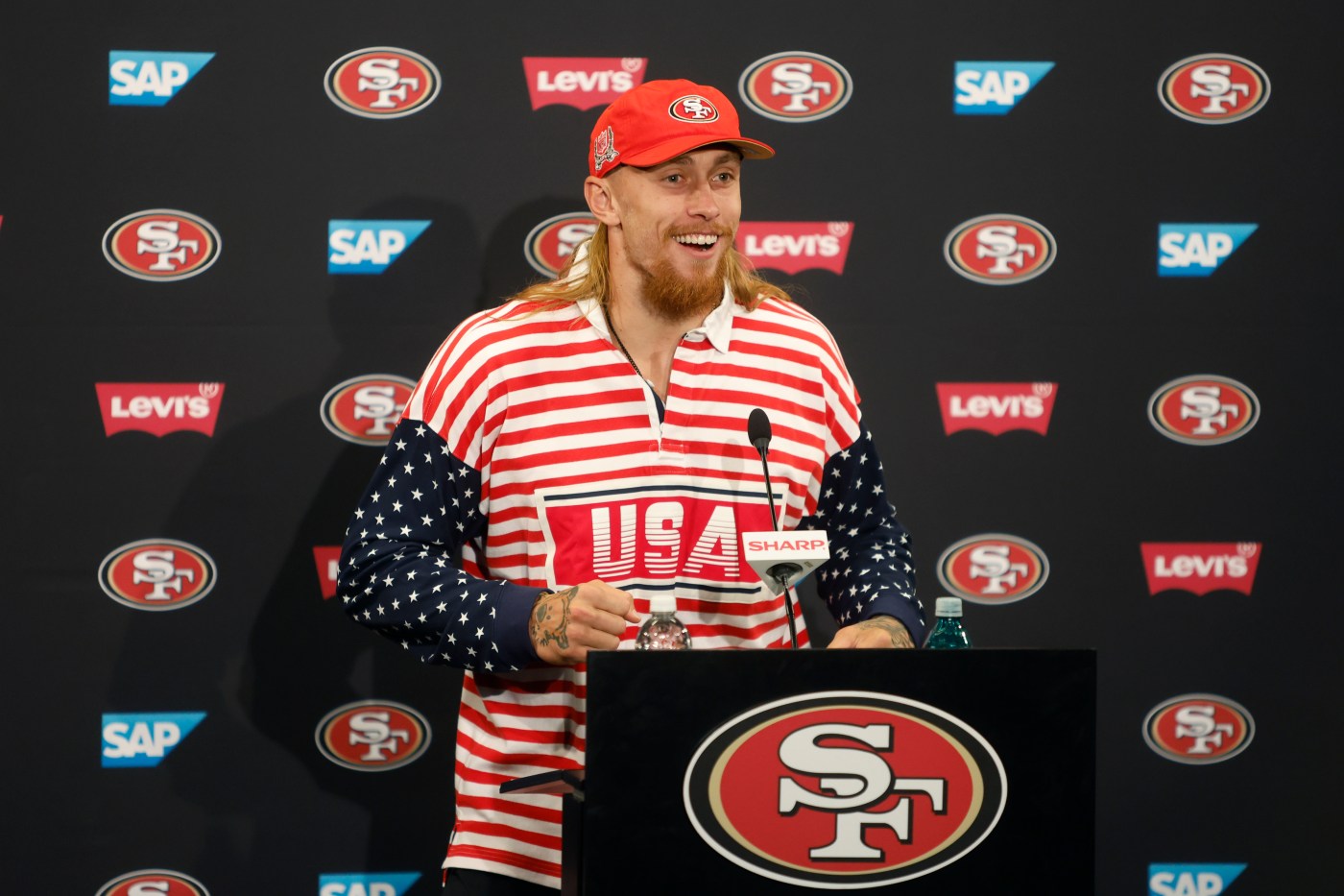 49ers’ George Kittle wins NFL’s Salute to Service Award