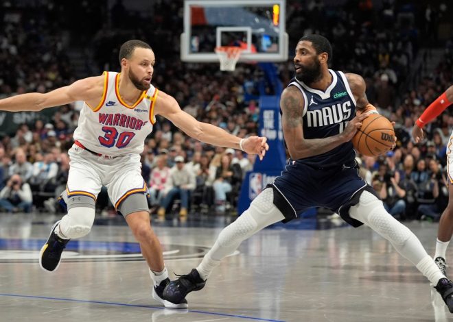 Kyrie Irving drops 42 to lead depleted Mavericks past Warriors