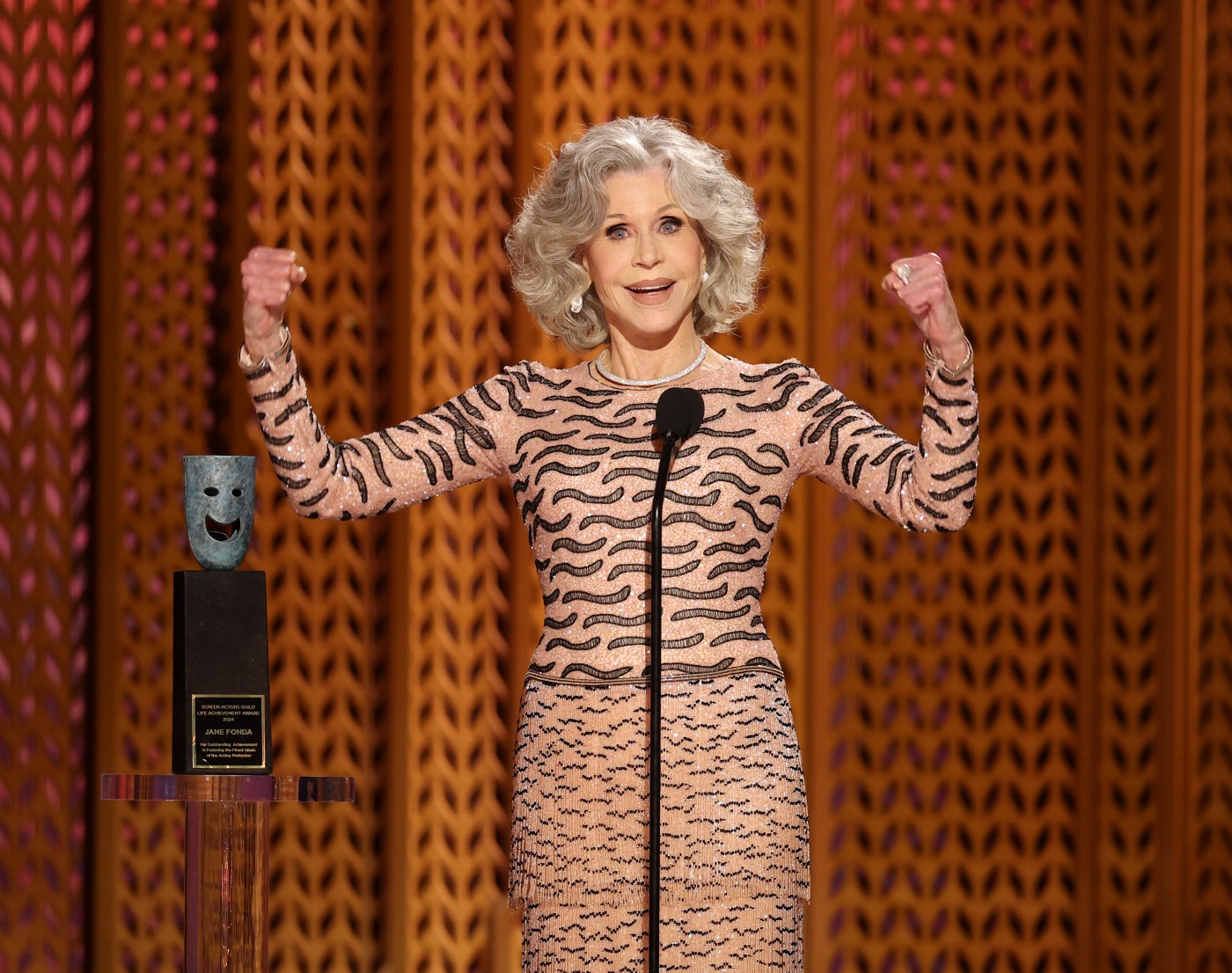 Jane Fonda’s SAG speech alludes to Trump as ‘traumatized’ bully and misogynist