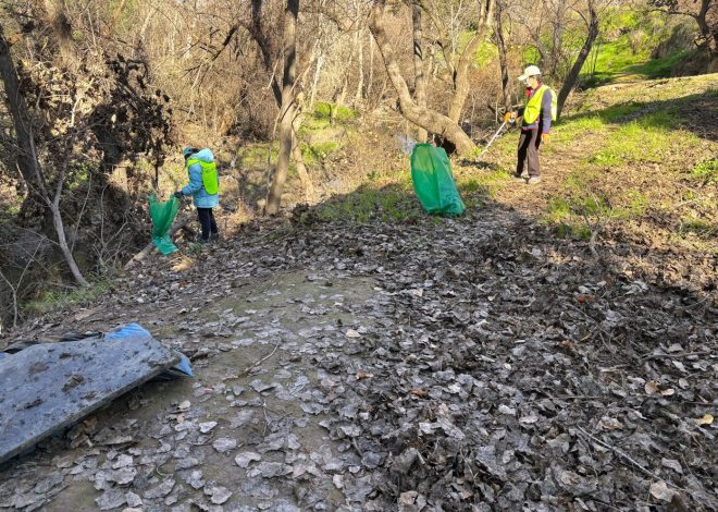 Coyote Creek cleanup draws San Jose teen volunteers