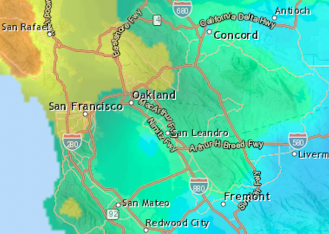 Rainfall chart: The week’s totals for Bay Area cities