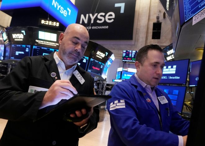 Wall Street slumps as worries mount over Trump’s tariffs, inflation