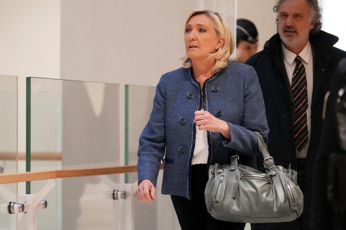 French far-right leader Marine Le Pen is barred from seeking public office for embezzlement