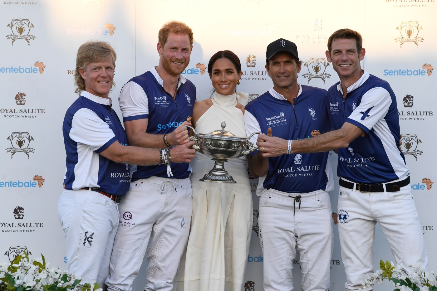 Meghan Markle previously caught in awkward photo op with Harry’s Sentebale foe