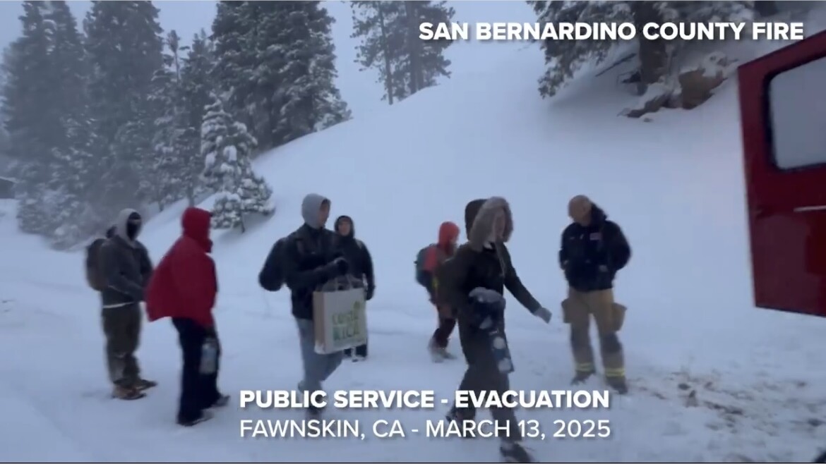 300 people rescued from climate conference amidst snow storm in California mountains