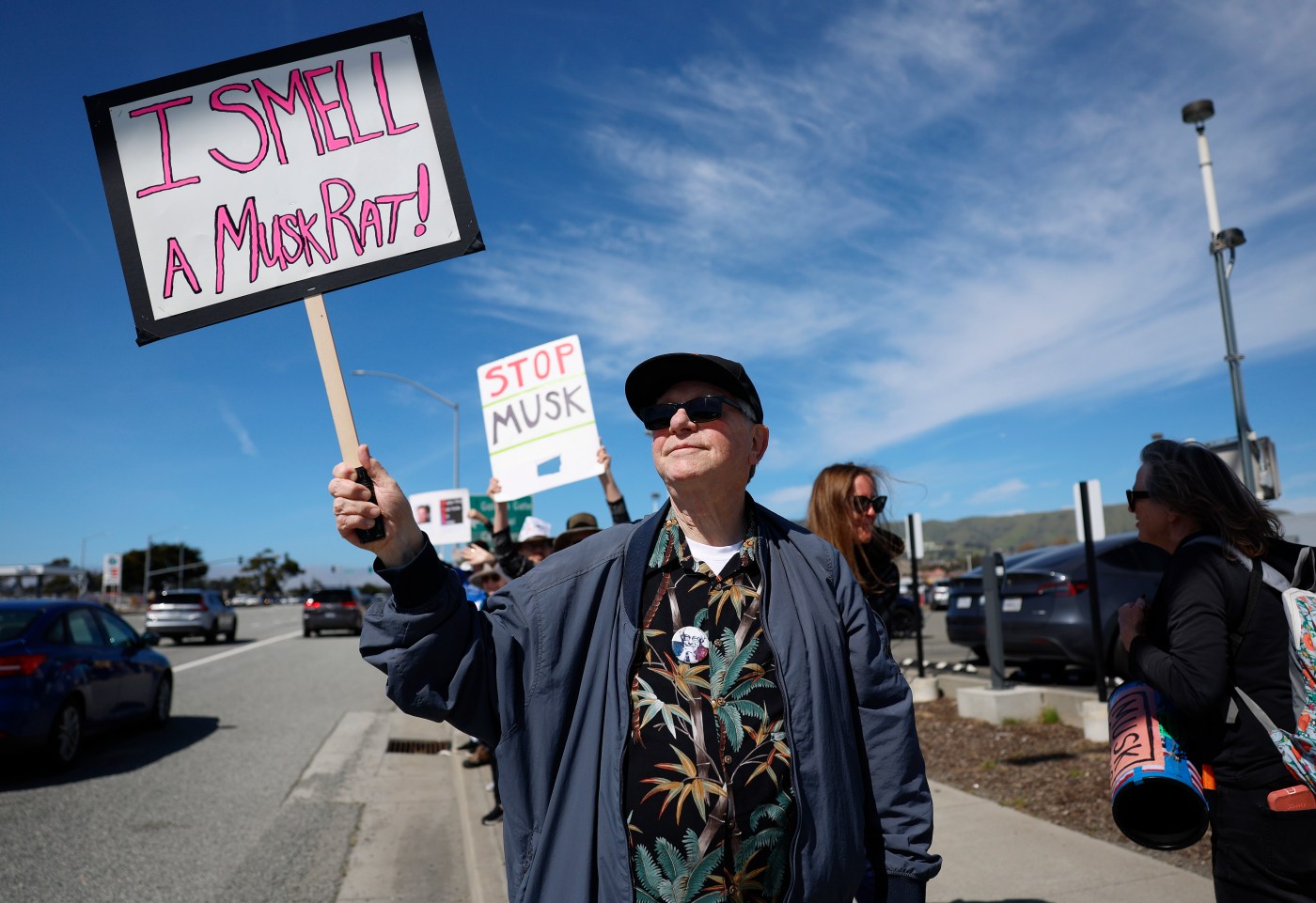 ‘Tesla Takedown’ marks weekend of anti-Elon Musk protests
