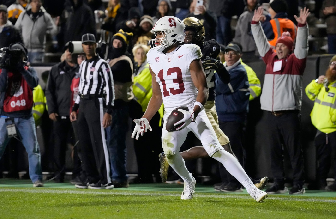 Stanford’s Elic Ayomanor can envision return to 49ers after local pro day