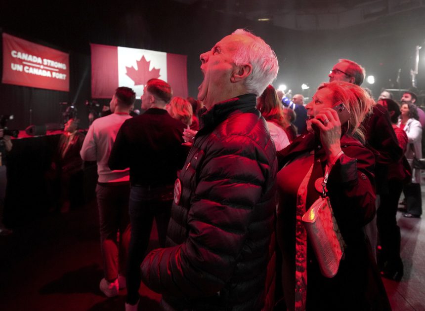 Canada’s Liberals projected to win election overshadowed by Trump’s threats