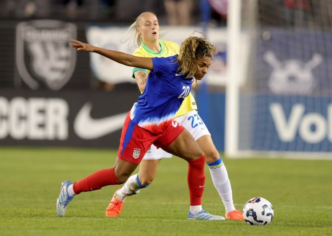 Stanford alum Catarina Macario scores in first minute, but United States loses to Brazil in San Jose friendly match