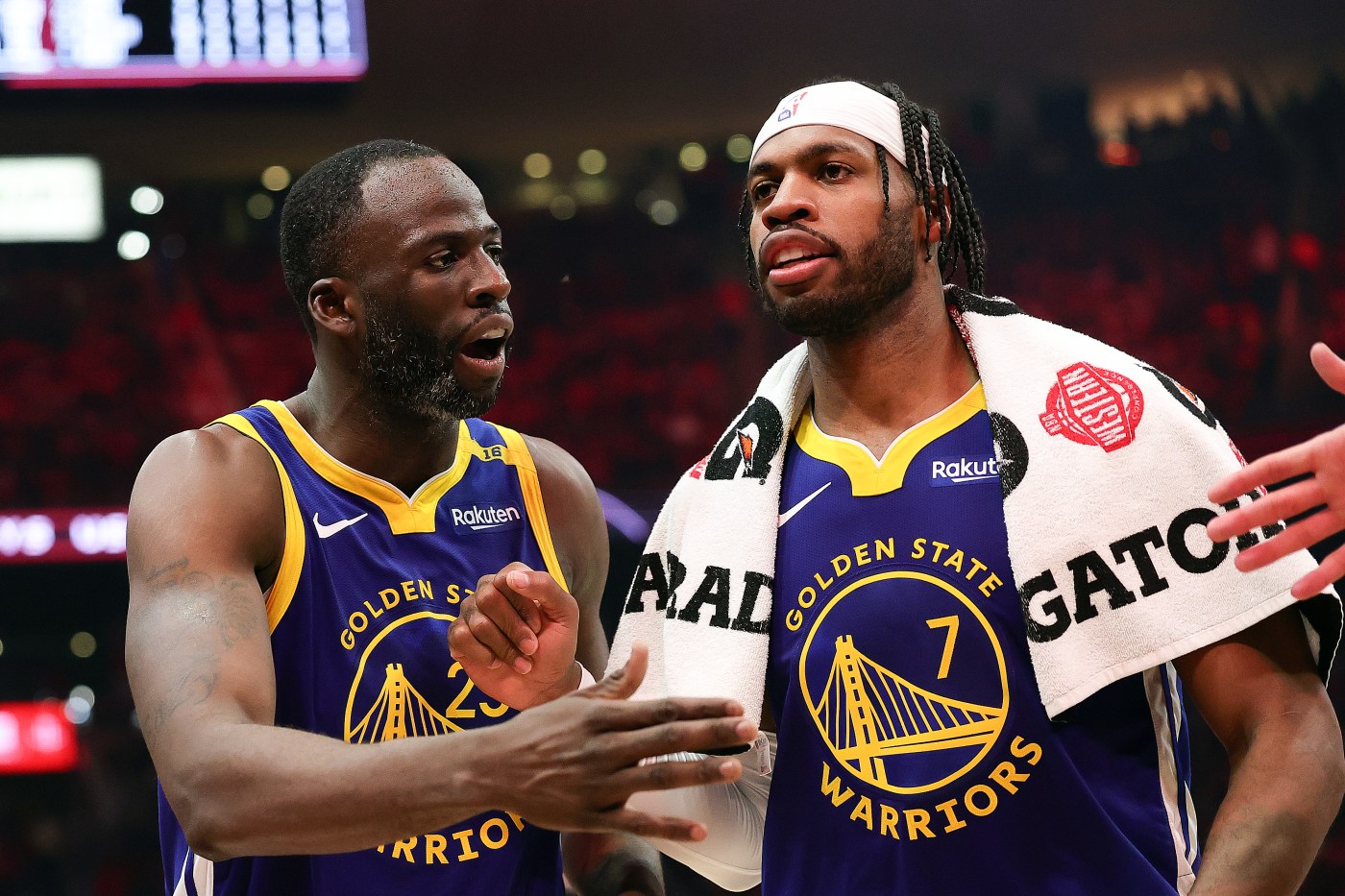 Warriors’ defense stifles No. 2 seed Rockets in NBA playoff-opening win