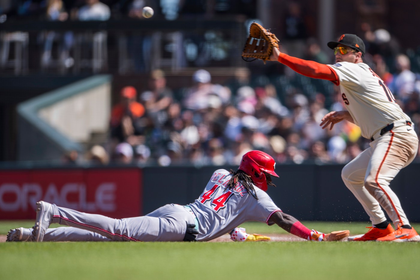 SF Giants’ Schmitt already excelling at new position despite inexperience