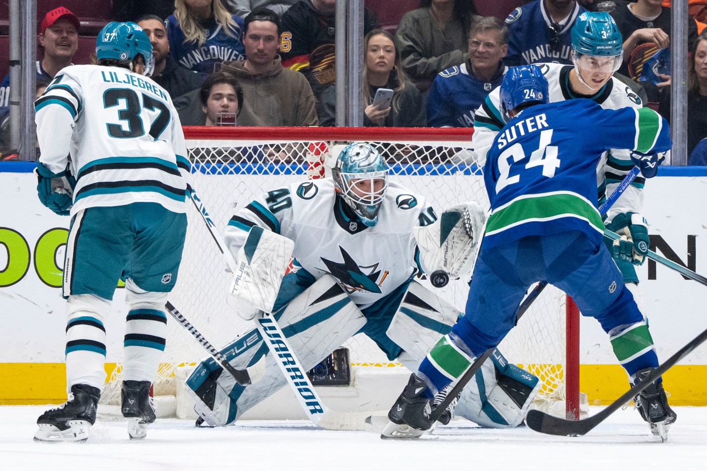 Celebrini scores, Georgiev shines but Sharks lose in OT to extend skid