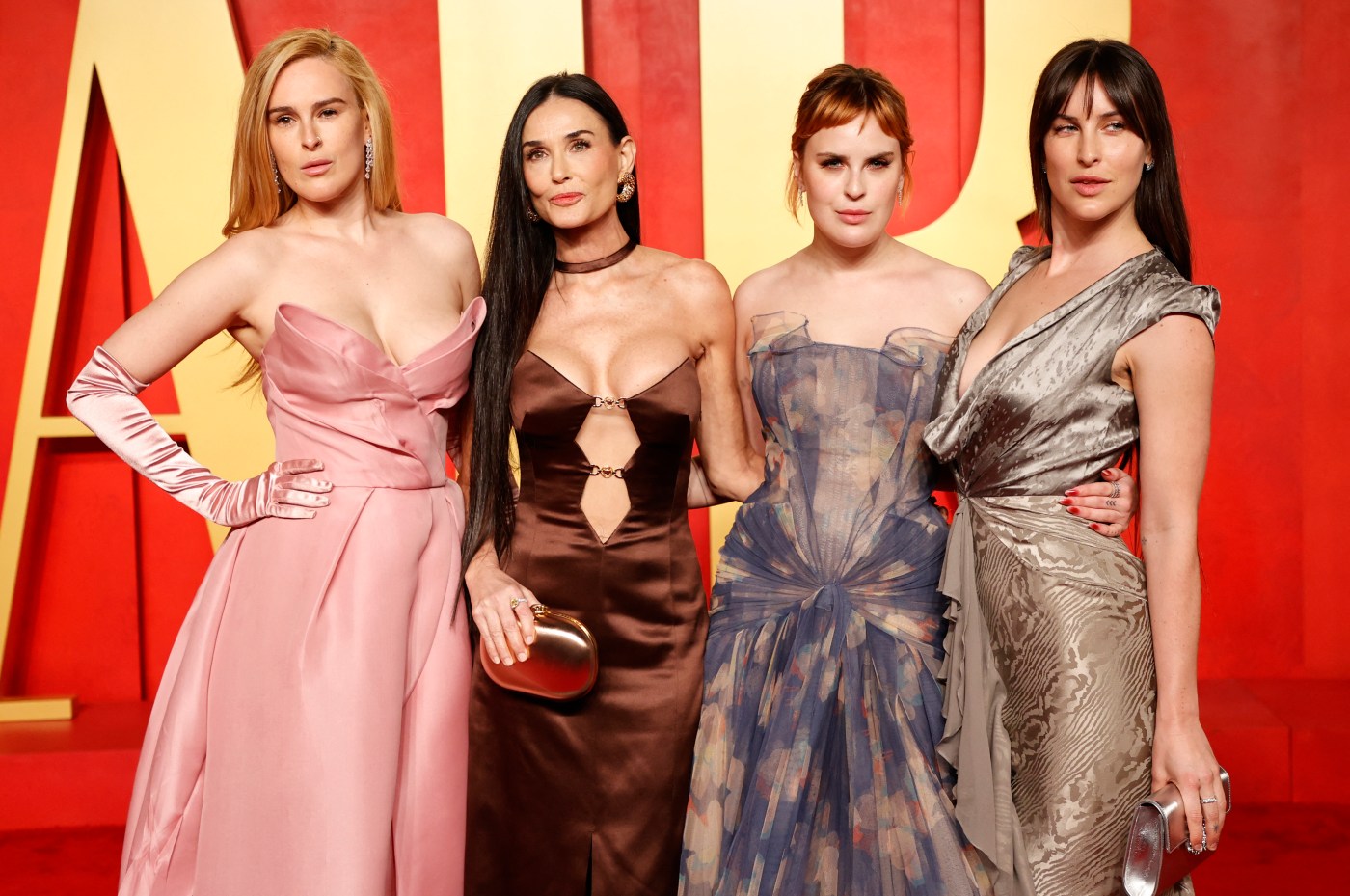 What’s with Demi Moore and daughters bathing and sleeping together?