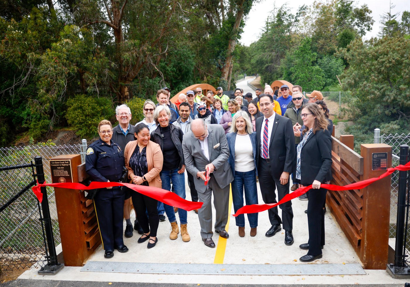 Los Gatos Trailhead Connector Bridge opening was 20 years in the making