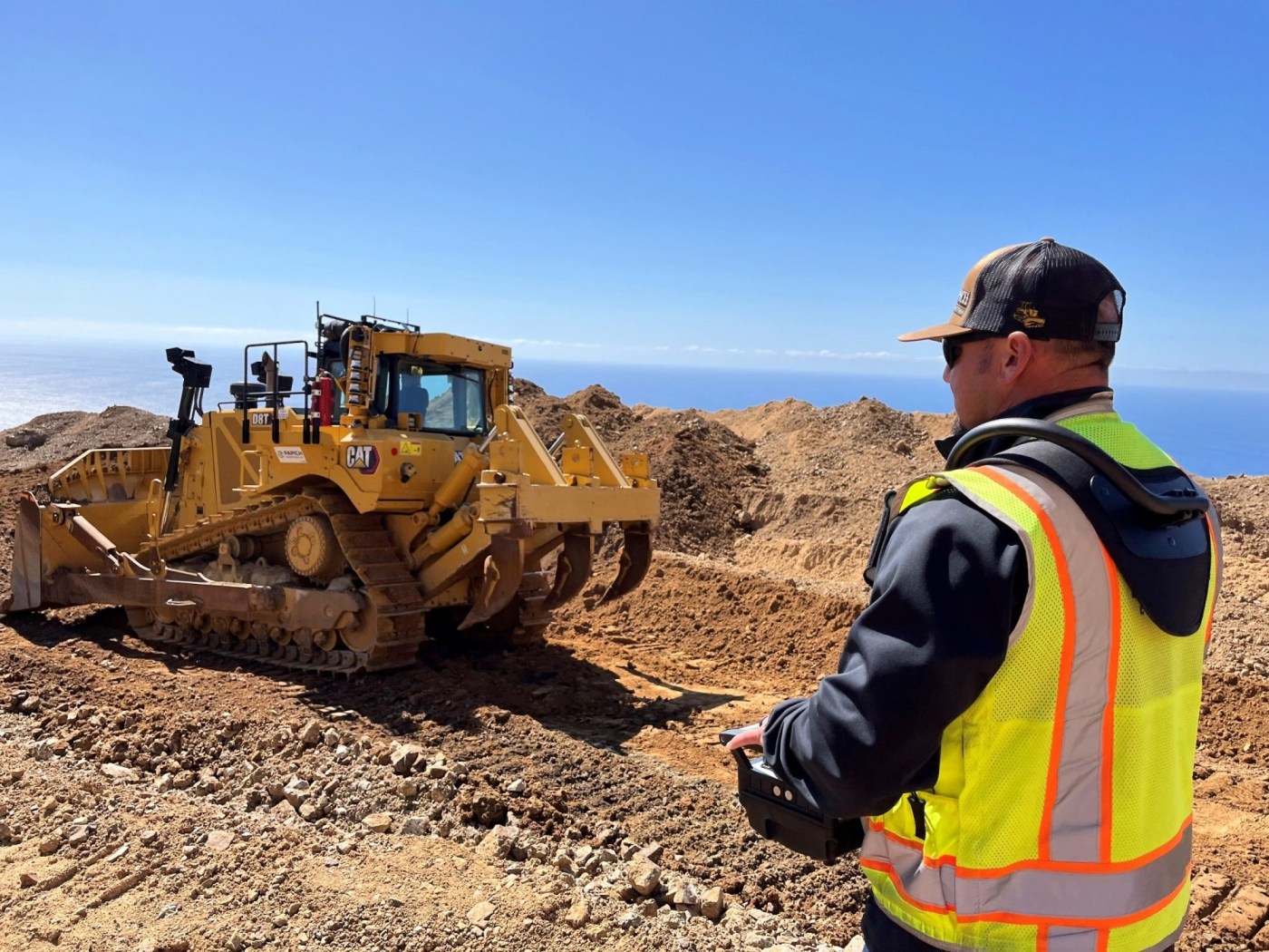 Caltrans using remote-controlled equipment to help clear Highway 1 slide near Big Sur