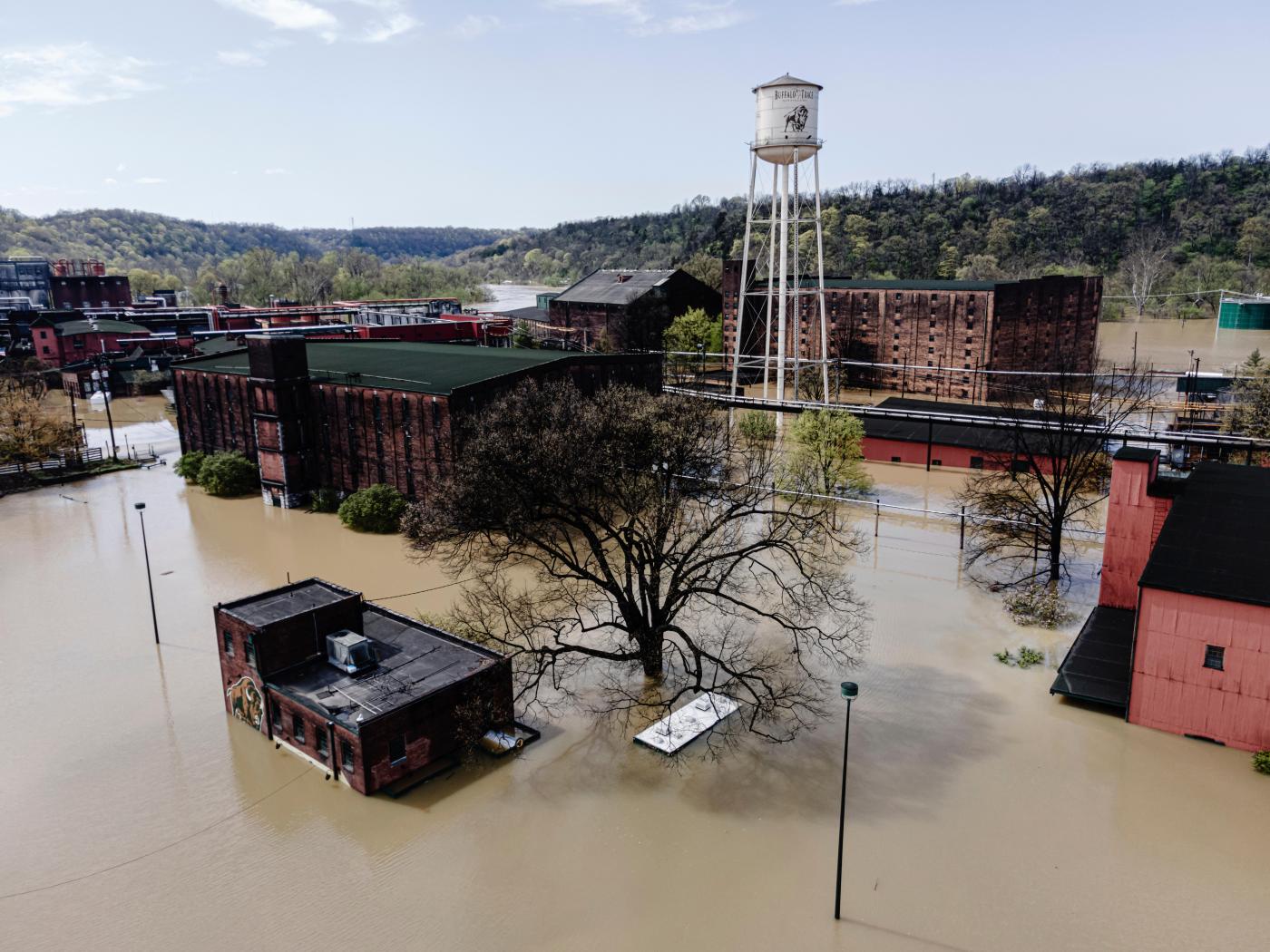 Inspections of affected barrels will take time as flood cleanup progresses at Kentucky distillery