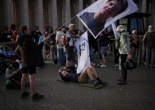 They came for the canonization of a millennial saint. They stayed for Pope Francis’ funeral