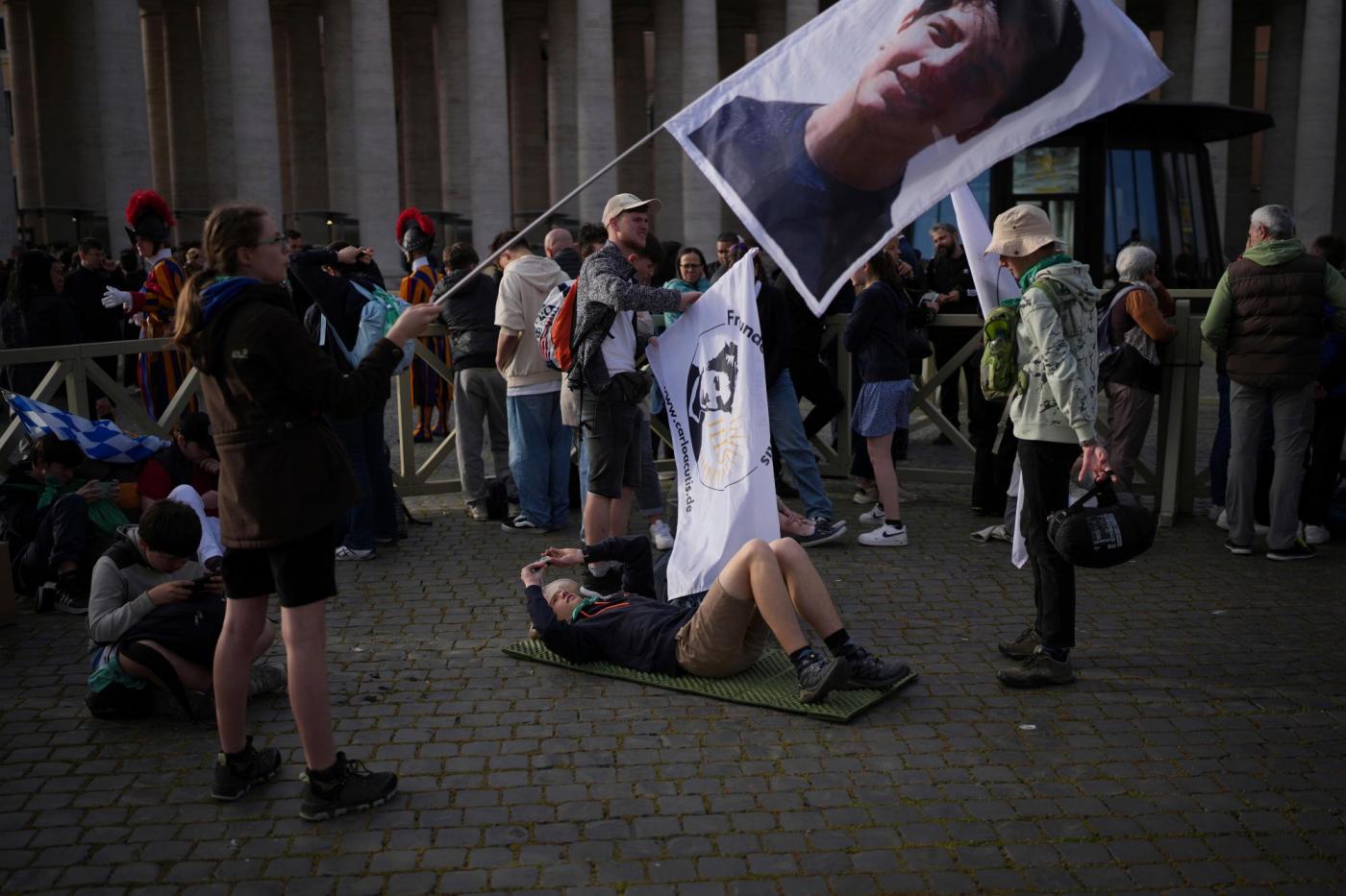 They came for the canonization of a millennial saint. They stayed for Pope Francis’ funeral