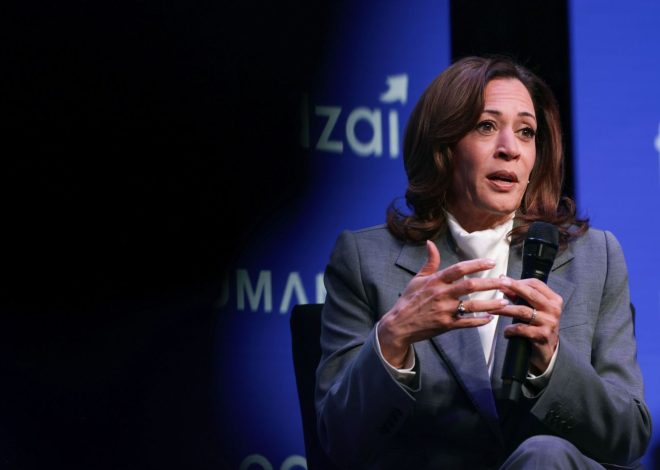 Kamala Harris to give remarks in San Francisco as President Trump marks 100th day in office