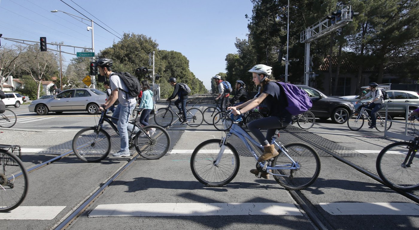 Opinion: Palo Alto’s Caltrain is ‘a gun running through the city’