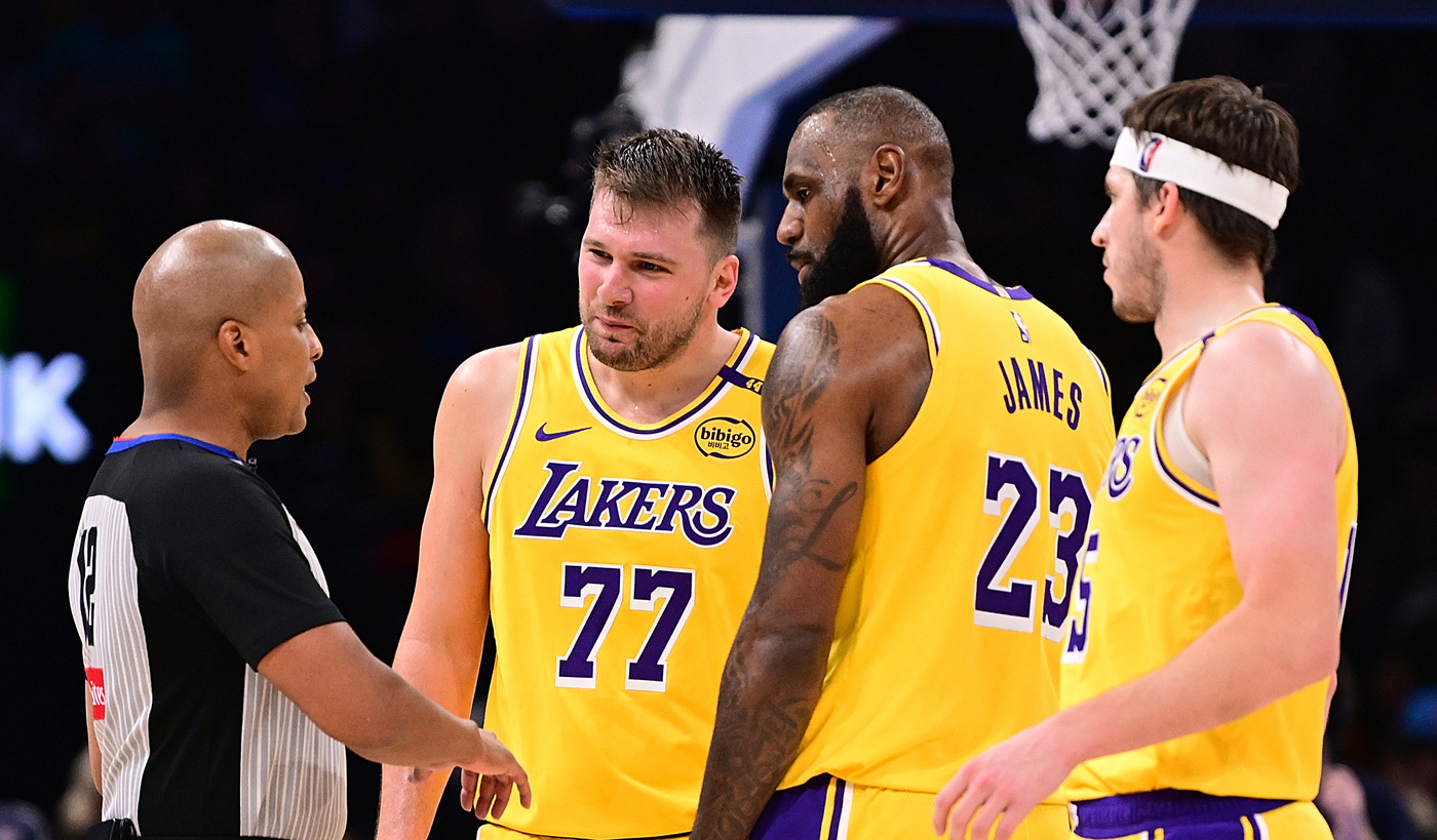 Lakers’ Luka Doncic says he was talking to a fan when ejected, not a referee