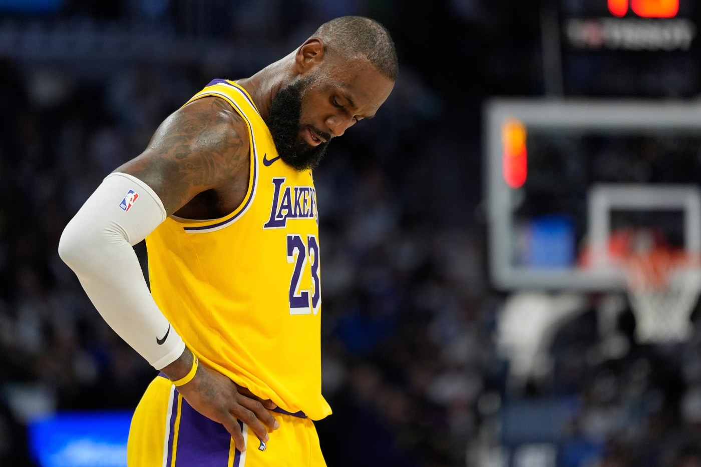 Lakers’ LeBron James uncertain about future after 22nd NBA season