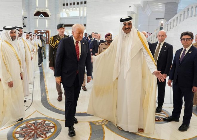 Gold palaces, jet deals and McDonald’s: Donald Trump at home in Middle East