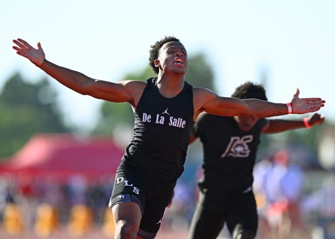 CIF track: De La Salle’s Jaden Jefferson crushes state-meet record in 100