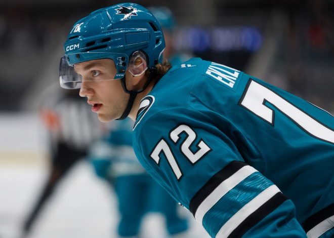 Sharks forward says he’s ‘fine’ after scary on-ice incident in Czechia