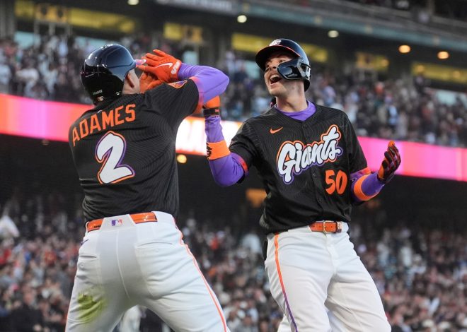 Koss’ grand slam leads SF Giants’ three-homer day to break cold spell