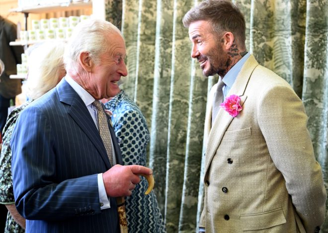 King Charles rebuffs Prince Harry by bonding with David Beckham