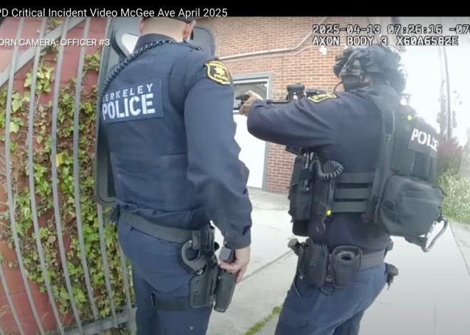 Berkeley police officer video of April shooting released but details missing
