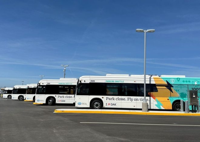 Oakland airport adds zero-emission shuttle buses to fleet