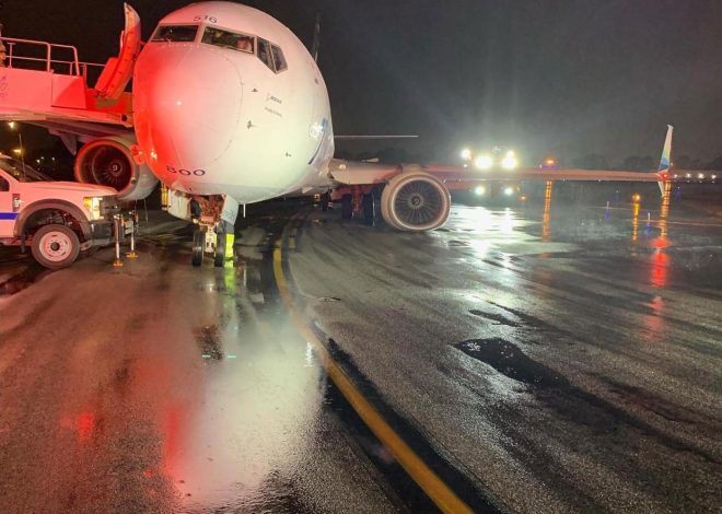 Landing gear collapse on Alaska Airlines 737 landing in California caused by ‘excessive grinding’ during maintenance, NTSB says