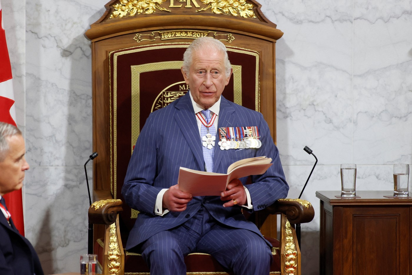 A ‘critical moment’: In speech from throne, King Charles reaffirms Canada’s sovereignty