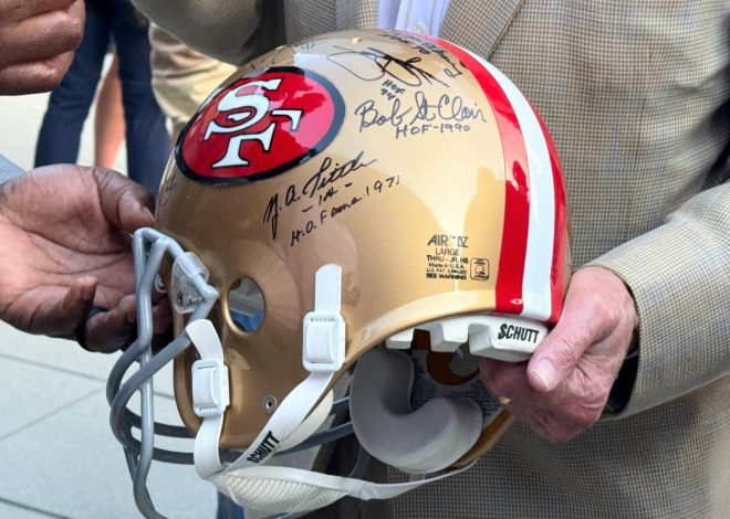 Priceless 49ers helmet gets another Hall of Fame autograph