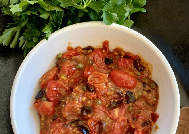 Puttanesca is a spicy dish from the poorest part of Rome