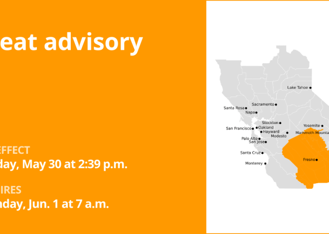 Update: Heat advisory in place for Yosemite until Sunday morning