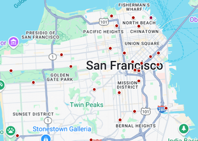 Map: Where there are speed cameras in San Francisco