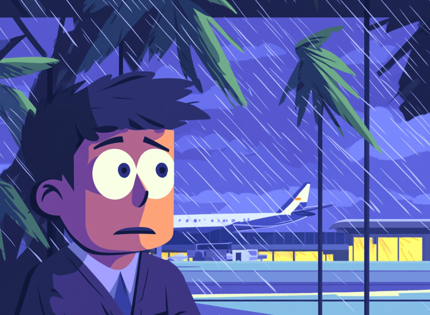 American Airlines canceled my flight after a hurricane