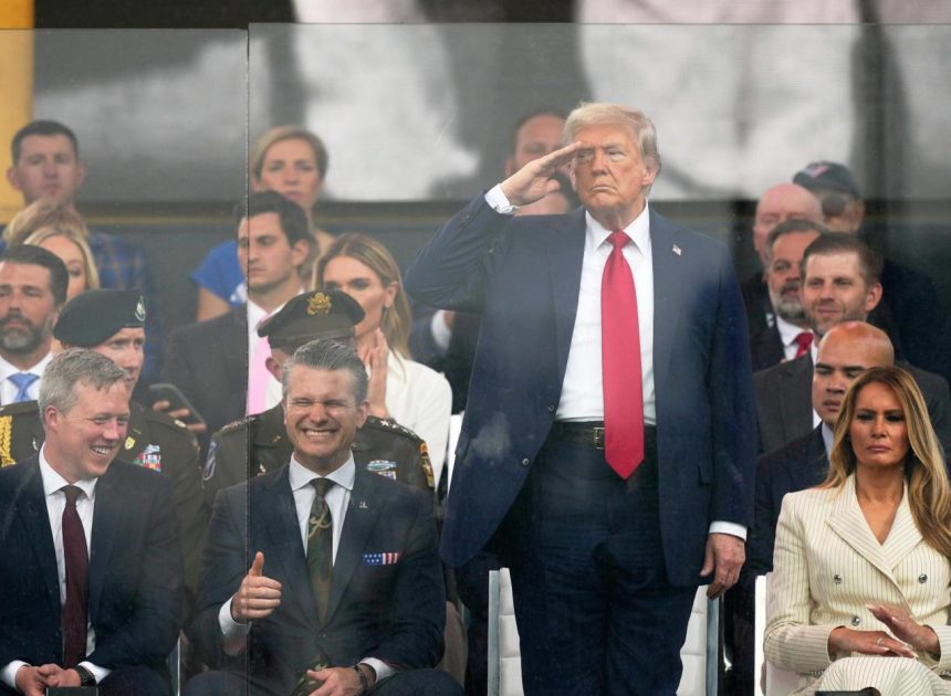 Photos: Military parade marking Army’s 250th anniversary amid anti-Trump protests