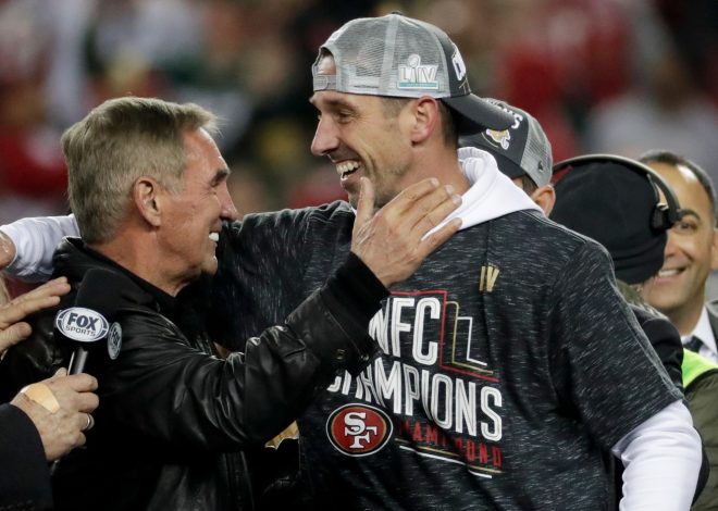 Like father, like son — 49ers’ coaches Shanahan, Lombardi, Kubiak got started at an early age