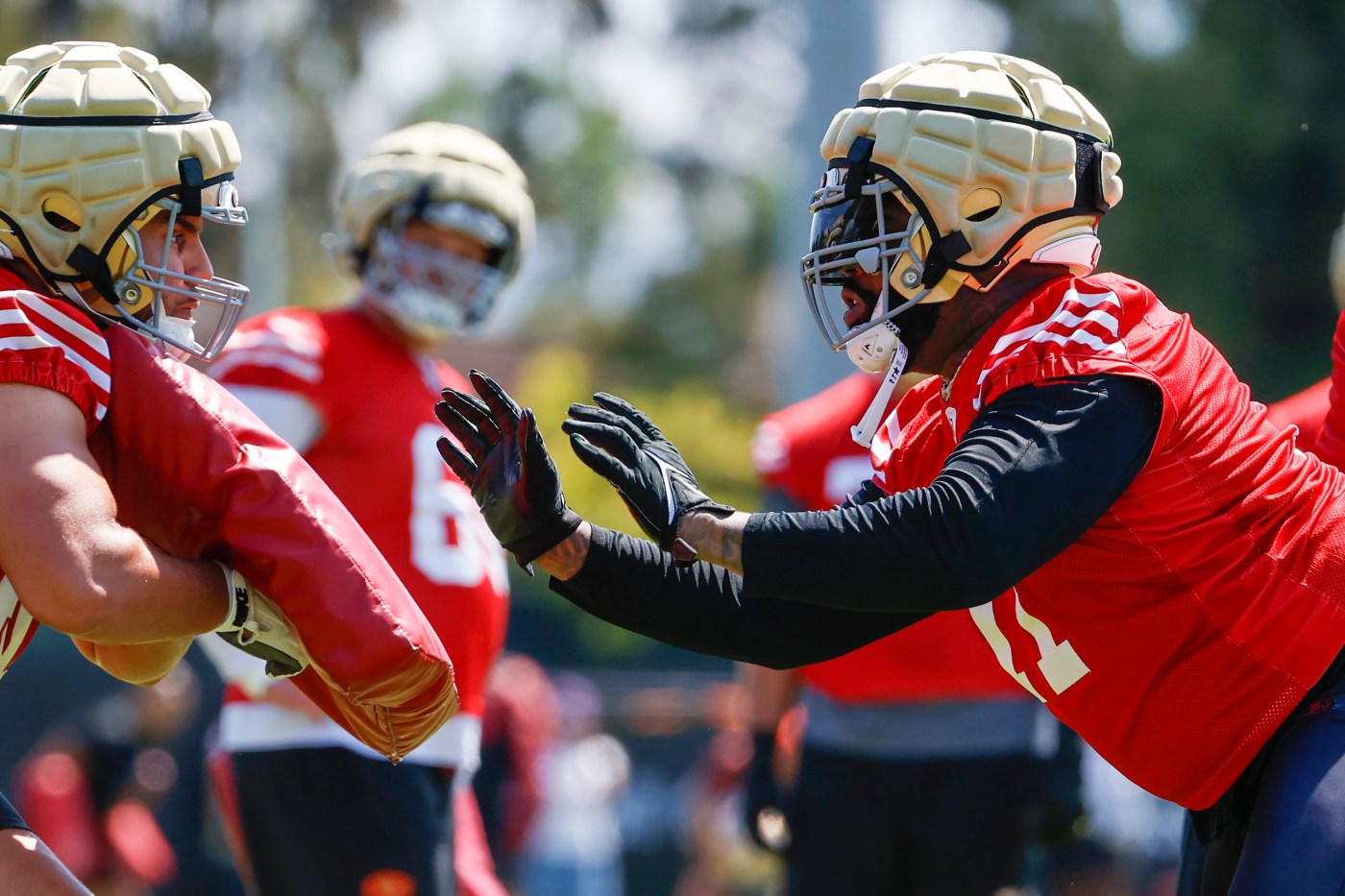 49ers’ Trent Williams ‘doing everything physically possible’ to extend career into 40s — including minicamp practice