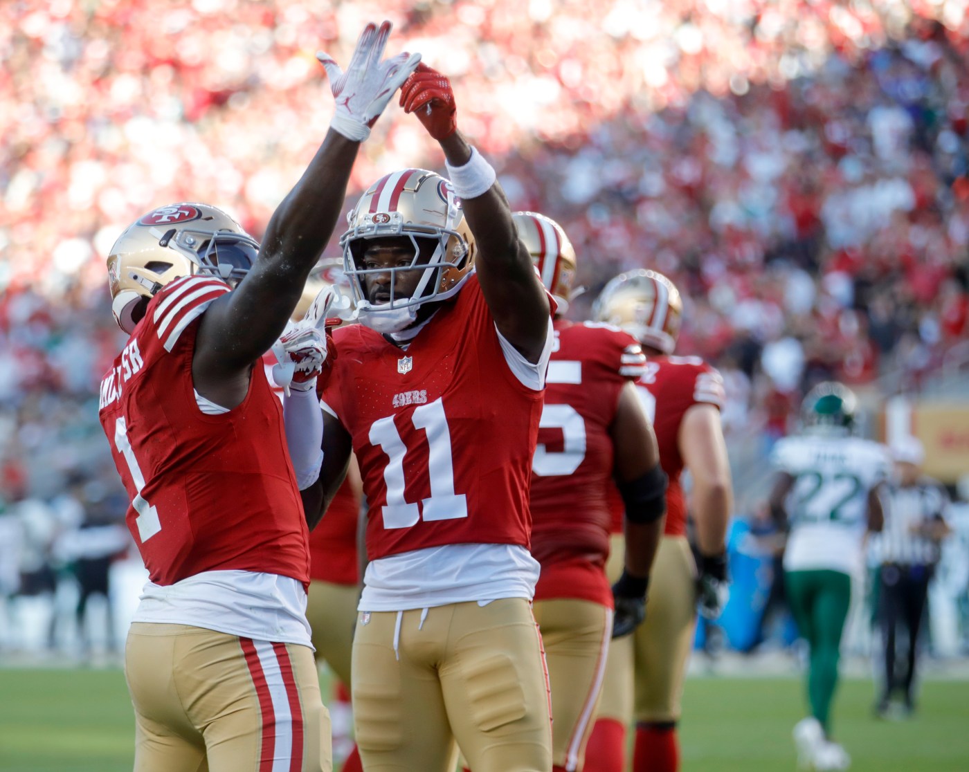 Brandon Aiyuk is healing ‘incredibly well’ from knee injury, 49ers GM says