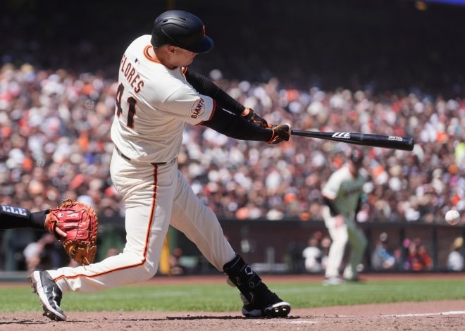 SF Giants get Logan Webb a win, avoid sweep thanks to Wilmer Flores’ clutch two-run double