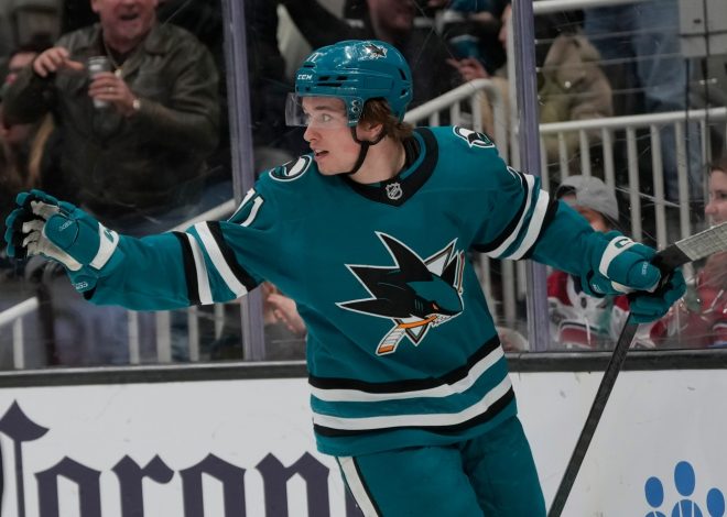 Macklin Celebrini joins small group of Sharks named to NHL’s All-Rookie team