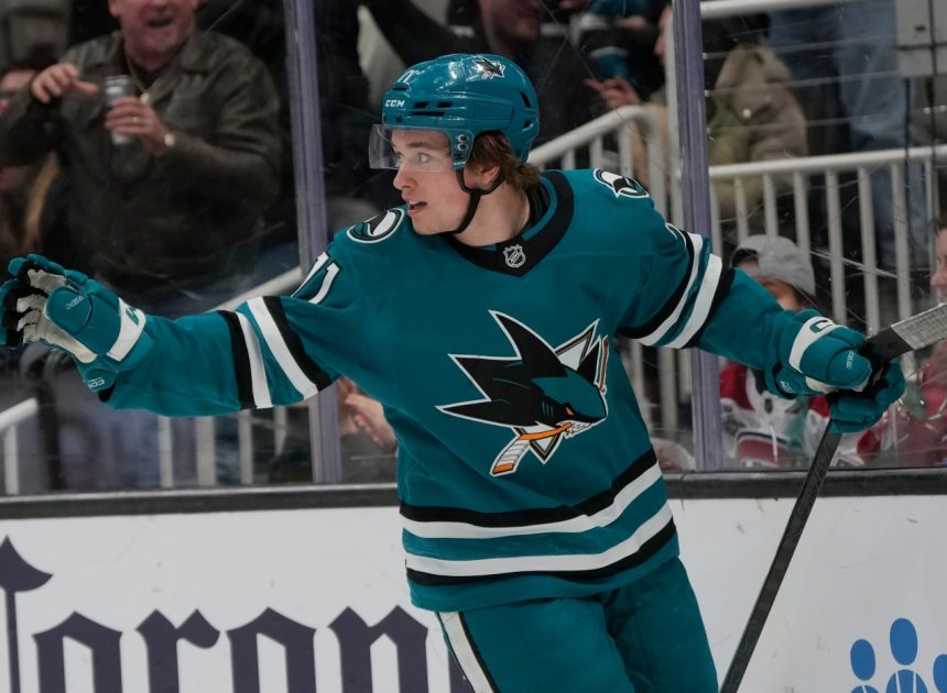 Macklin Celebrini joins small group of Sharks named to NHL’s All-Rookie team